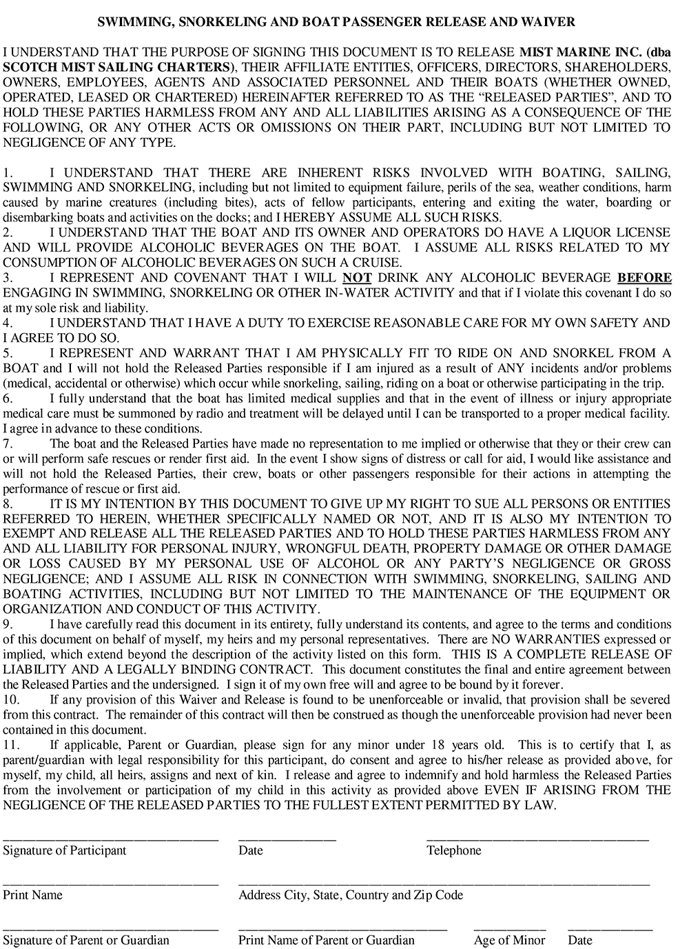 passenger-waiverSM Scotch Mist Sailing Charters Waiver Form